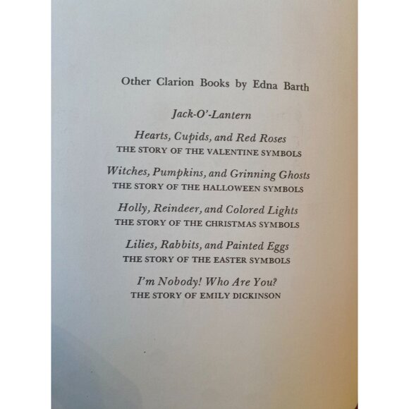 Turkeys Pilgrims & Indian Corn By Edna Barth 1975 Hardcover Vintage Thanksgiving - Picture 4 of 9